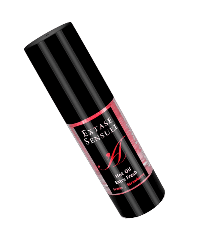 EXTASE SENSUAL - OLIO STIMOLANTE HEAT TRIP ALLA FRAGOLA 35 ML - Only Vibes