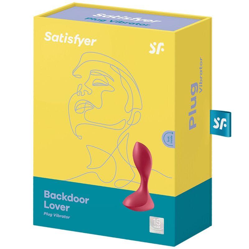 satisfyer spina vibrante backdoor lover rosso