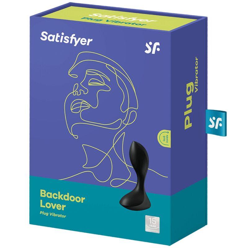 satisfyer spina vibrante backdoor lover nero