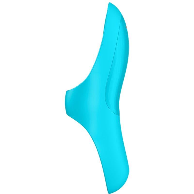 satisfyer vibratore da dito teaser luce blu