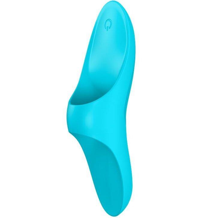 satisfyer vibratore da dito teaser luce blu