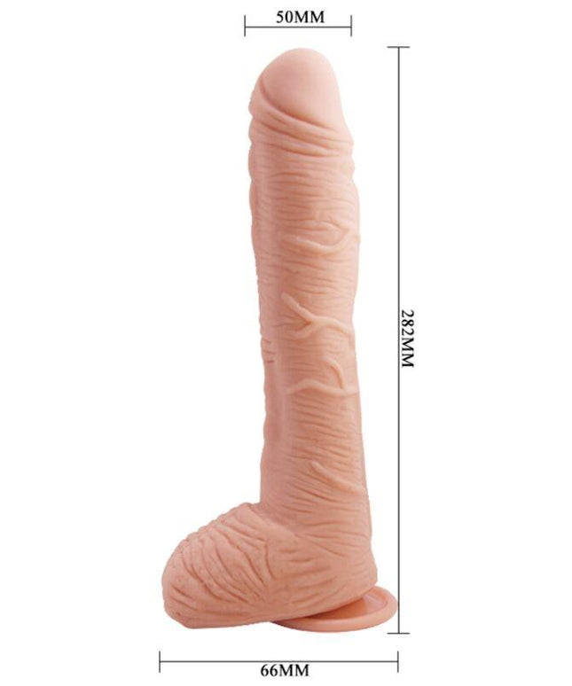 baile dildo realistico in pelle alex 27 cm