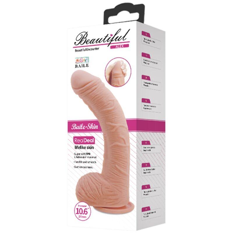 baile dildo realistico in pelle alex 27 cm