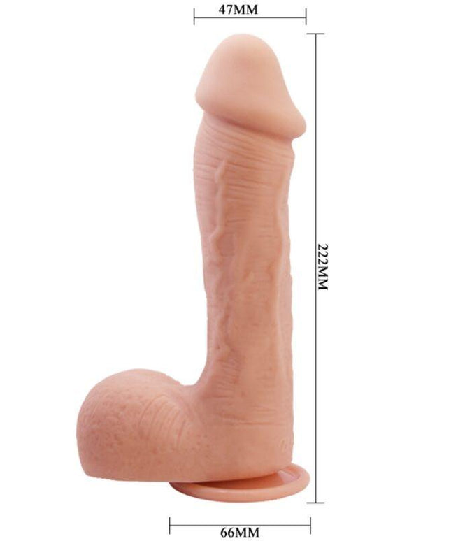 baile dildo realistico in pelle johnson 22 cm