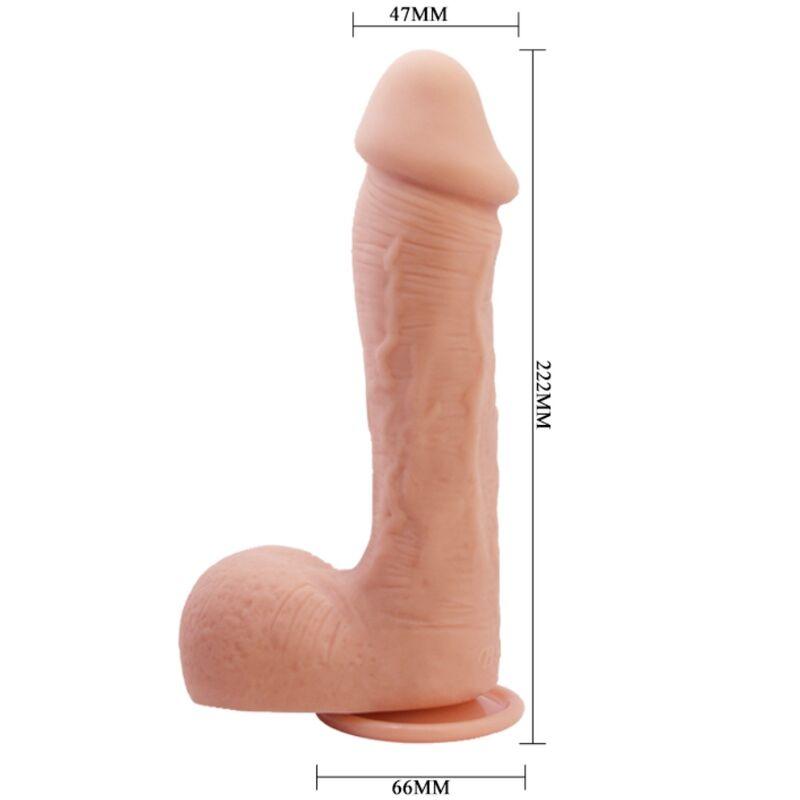 baile dildo realistico in pelle johnson 22 cm