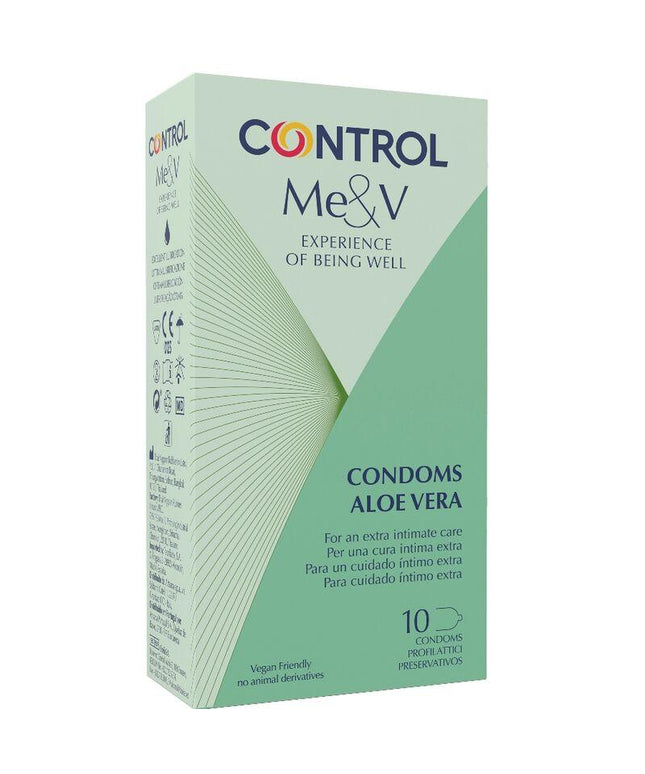 control preservativi con aloe vera 10 unita