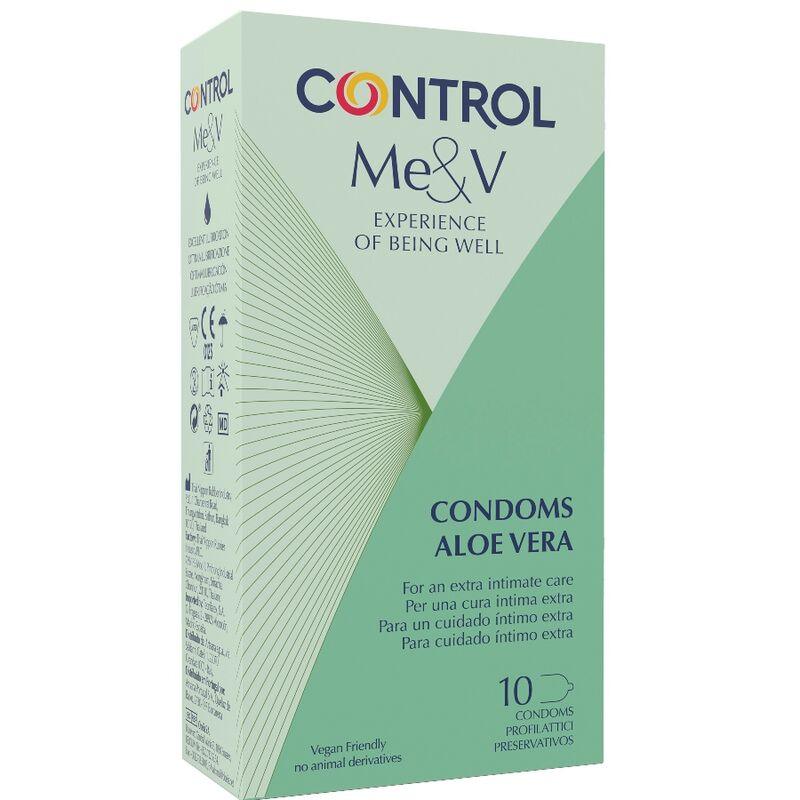 control preservativi con aloe vera 10 unita