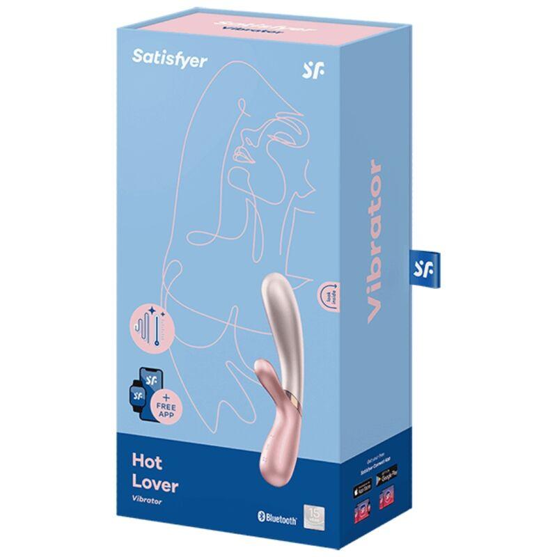 satisfyer vibratore hot lover rosa beige