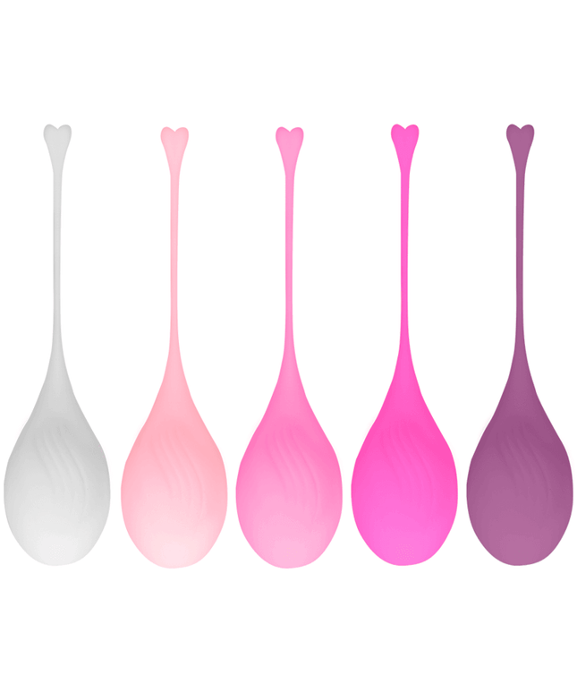 ohmama set di 5 palle da esercizio kegel