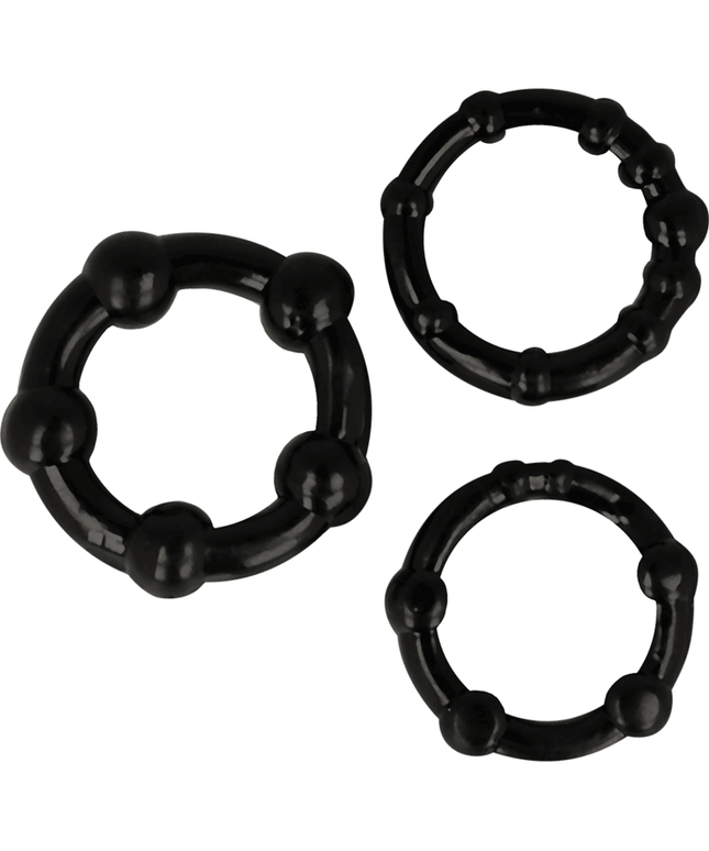 ohmama set di 3 anelli in silicone