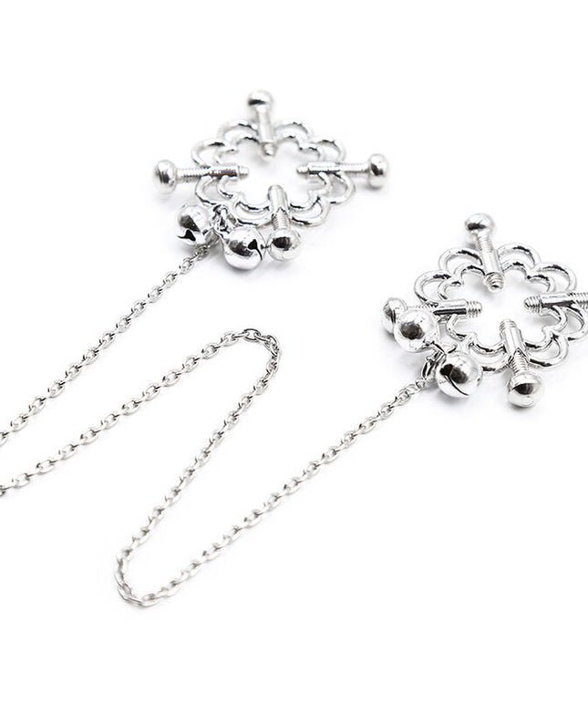 OHMAMA FETISH - MORSETTI PER CAPEZZOLI CON CATENA