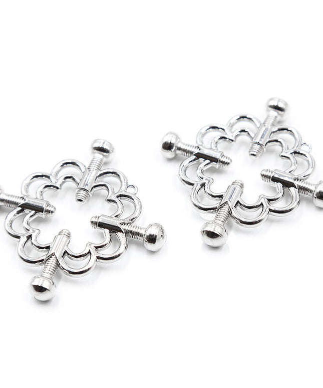 OHMAMA FETISH - CLIP FIORI METALLICI