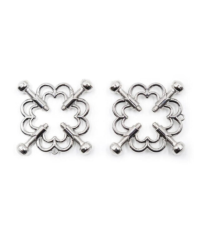 ohmama fetish clip fiori metallici