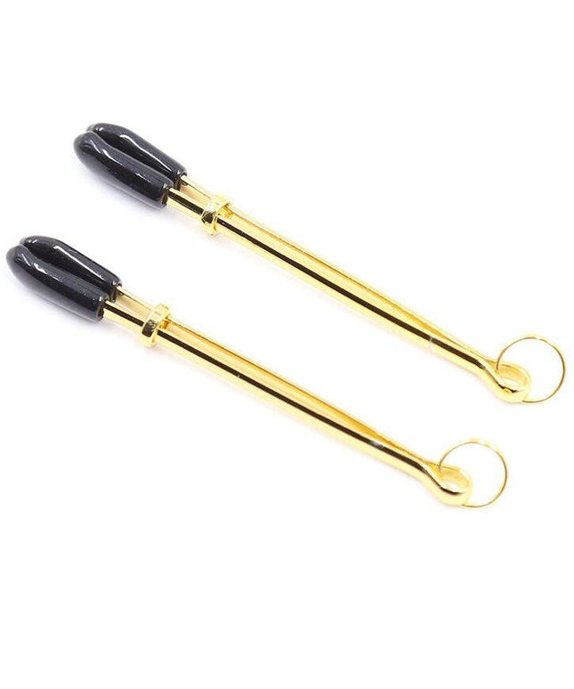 ohmama fetish pinze per capezzoli dorati