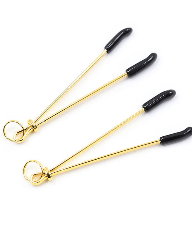 OHMAMA FETISH - PINZE PER CAPEZZOLI DORATI