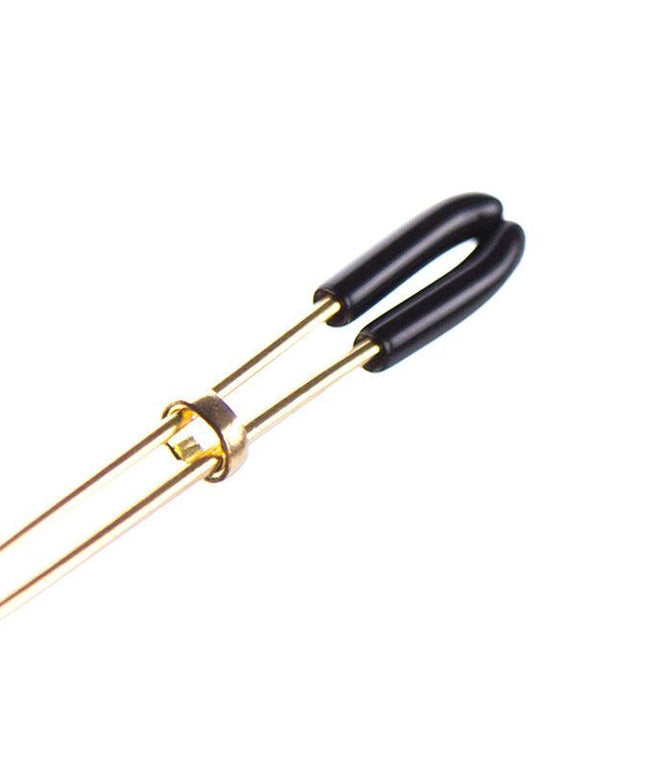 ohmama fetish morsetti per capezzoli con pendente gioiello