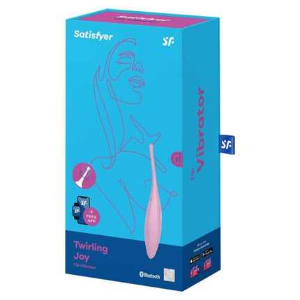 satisfyer vibratore twirling joy clit tip rosa