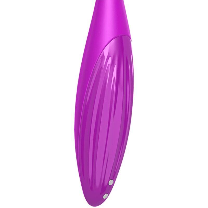 satisfyer vibratore twirling joy clit tip fucsia