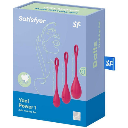 satisfyer set da allenamento yoni power 1 rosso