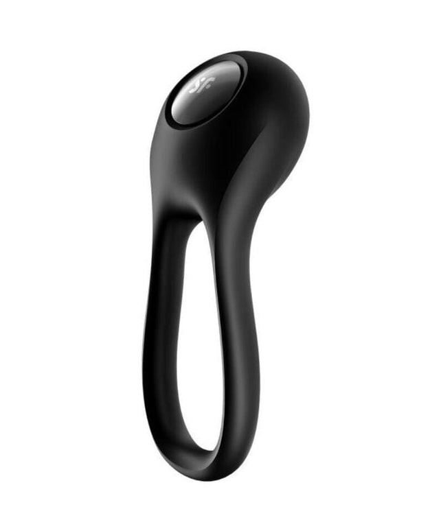 satisfyer vibratore ad anello majestic duo nero