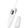 satisfyer vibratore con punta clit twirling delight bianco