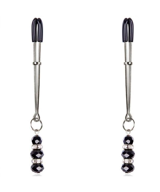 OHMAMA FETISH - Morsetti per capezzoli CON PIETRE DI CRISTALLO