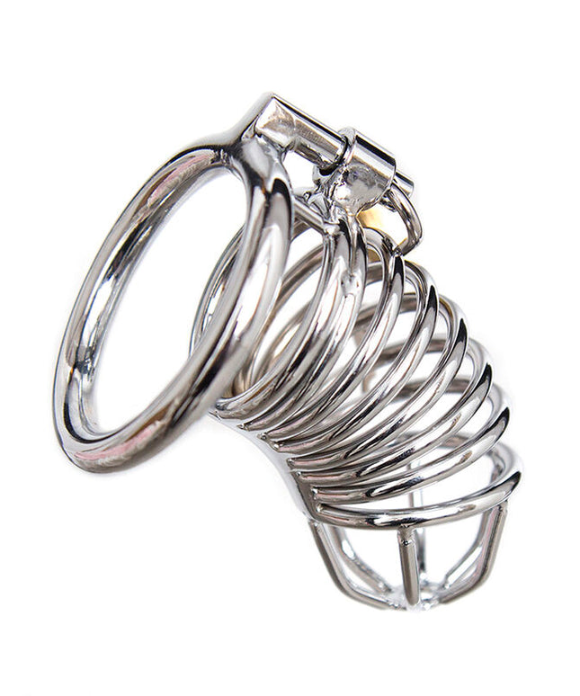 OHMAMA FETISH - GABBIA DI CASTITÀ IN METALLO TAGLIA M