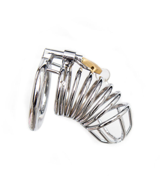 OHMAMA FETISH - GABBIA DI CASTITÀ IN METALLO TAGLIA M