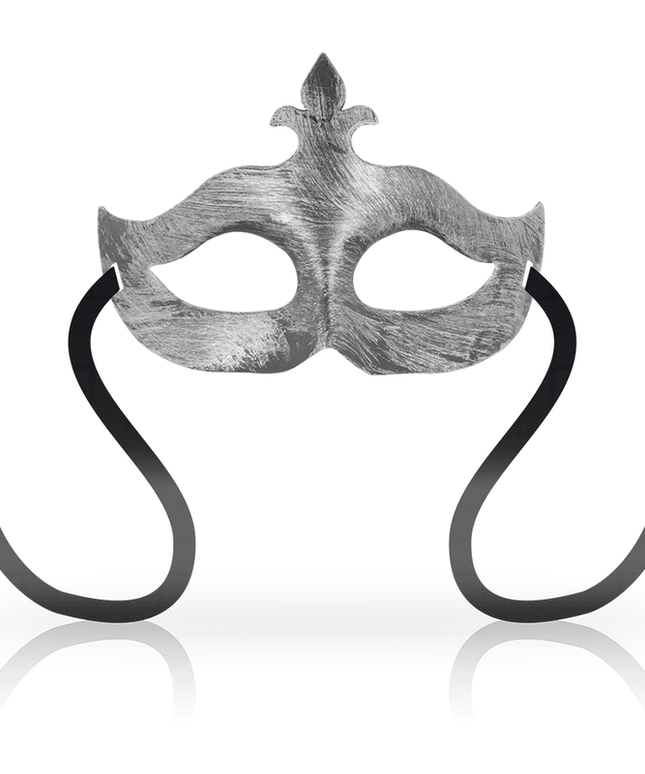 ohmama maschere maschera fiore de lis argento