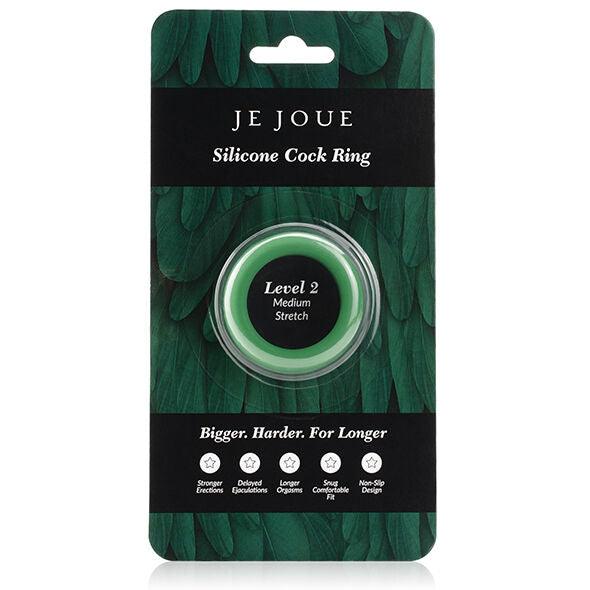 je joue anello in silicone verde strozzatura media