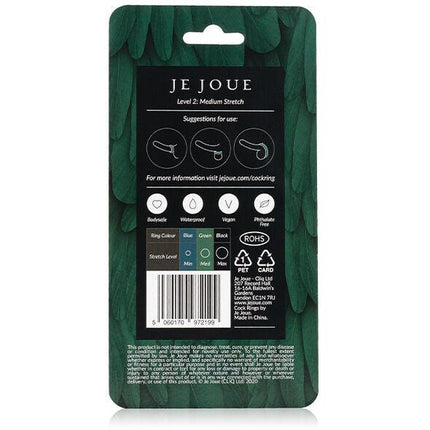 je joue anello in silicone verde strozzatura media