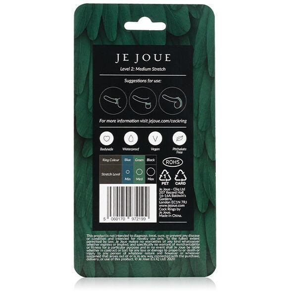 je joue anello in silicone verde strozzatura media