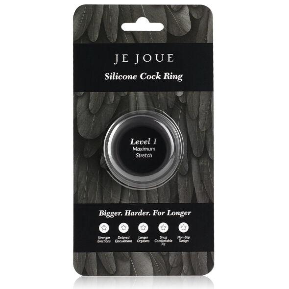 je joue anello per il cazzo in silicone massima elasticit nero