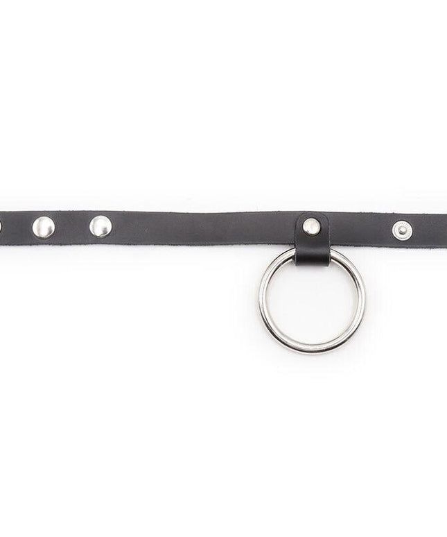 ohmama fetish anello per pene con anello in metallo