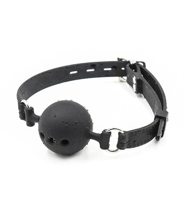 ohmama fetish ball gag in silicone traspirante taglia m