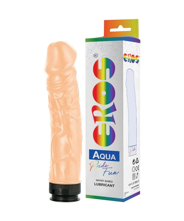 pride eros aqua lgbt pride dildo e lubrificante a base dacqua
