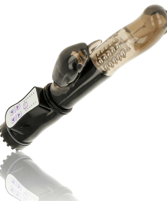 ohmama vibratore rotatore con stimolatore del clitoride delfin