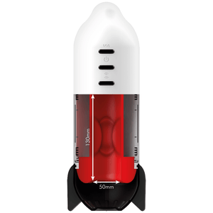 jamyjob rocket masturbator tecnologia di compressione morbida e vibrazione