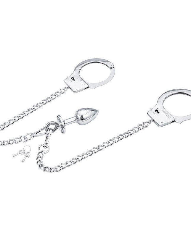ohmama fetish manette con metallo e tappo
