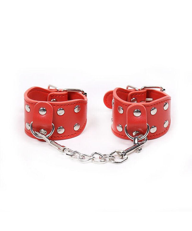 ohmama fetish manette regolabili con catena in metallo