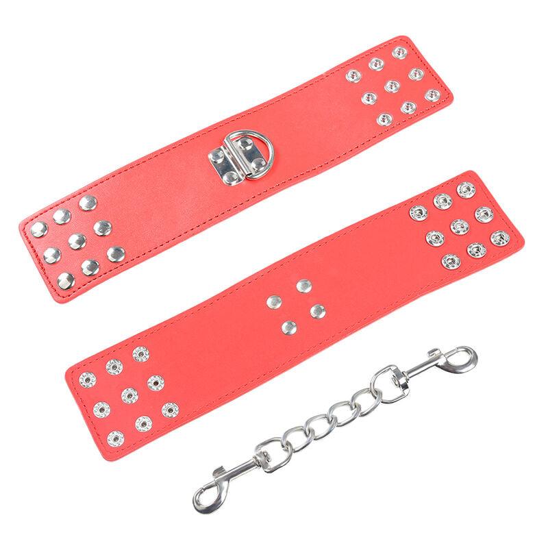 ohmama fetish manette rosse con chiusura a scatto