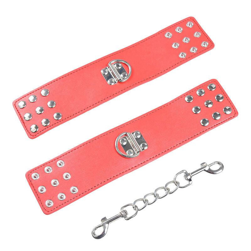 ohmama fetish manette rosse con chiusura a scatto