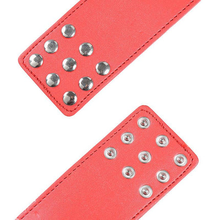 ohmama fetish manette rosse con chiusura a scatto