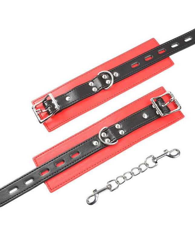 ohmama fetish tenuta da polso con bloccaggio fibbia