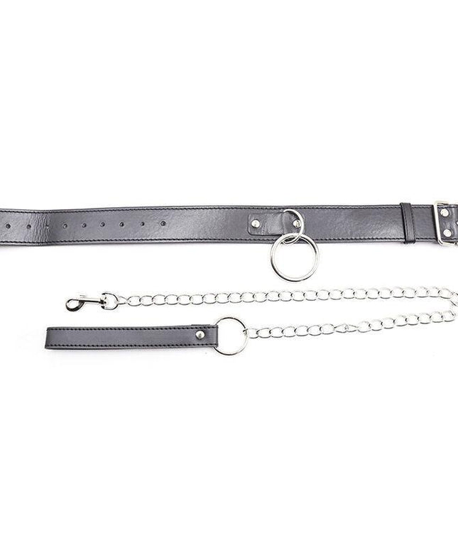 ohmama fetish collare di sottomissione con guinzaglio