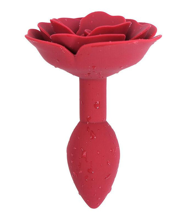 ohmama fetish plug anale in silicone rosa rosso