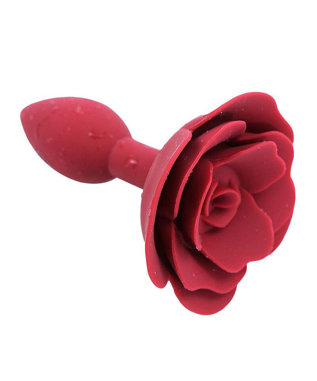 ohmama fetish plug anale in silicone rosa rosso
