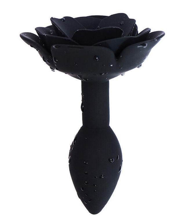 ohmama fetish plug anale in silicone nero rosa