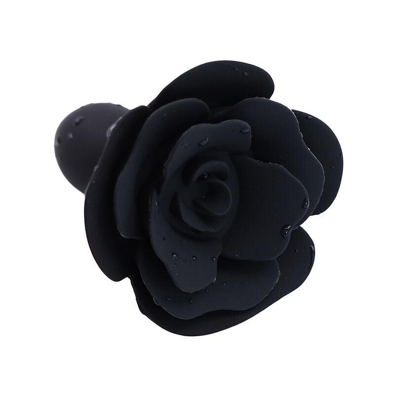 ohmama fetish plug anale in silicone nero rosa