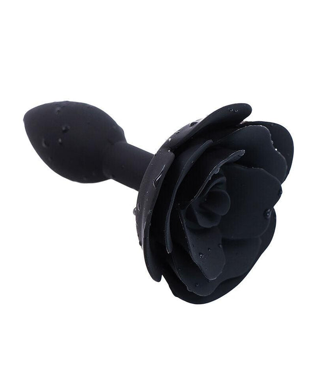 ohmama fetish plug anale in silicone nero rosa